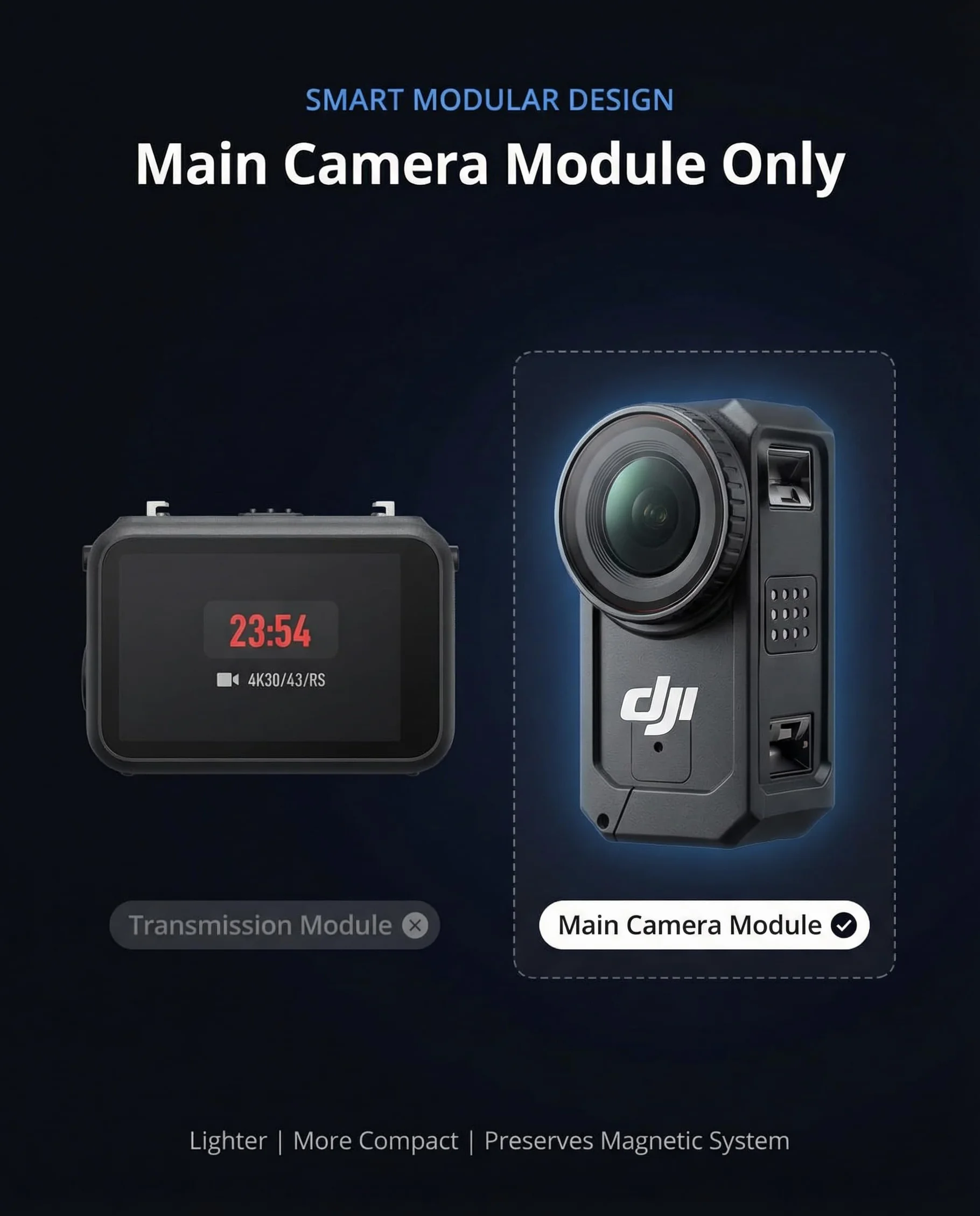 iDaPro Étui de protection en aluminium pour DJI Osmo Nano, cadre anti-rayures à dégagement rapide