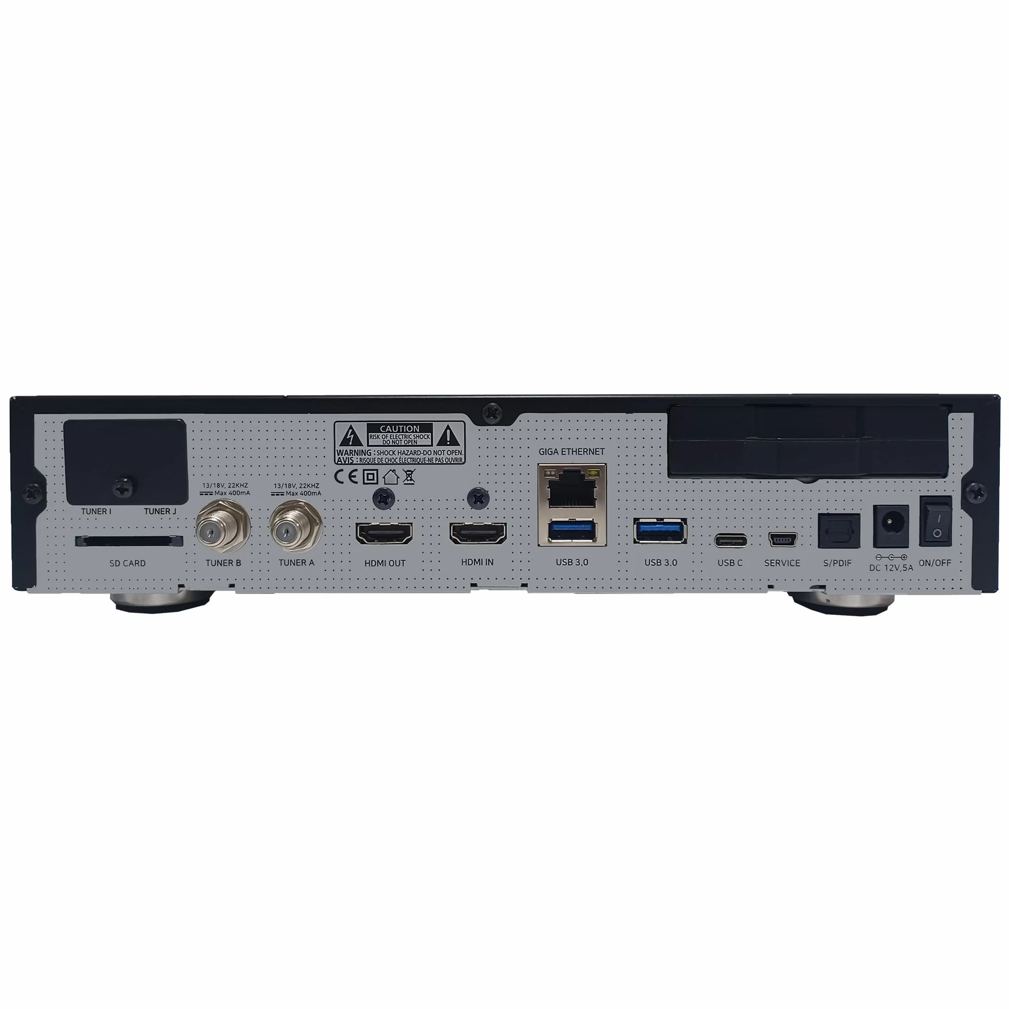 GigaBlue UHD Quad 4K Pro 2X FBC DVB-S2 Twin Sat Receiver 4GB RAM 8GB eMMC Bluetooth 5.4 H.265 1200Mbit WLAN 3X USB 3.0