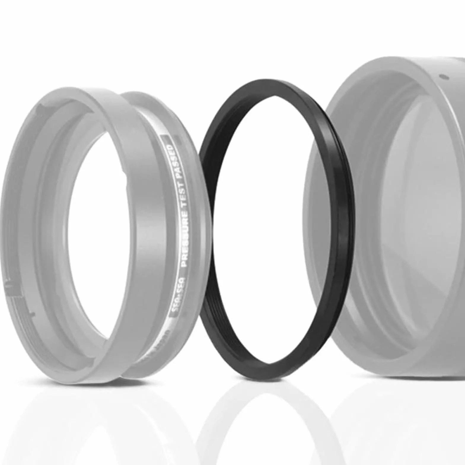 Kit de Bague d'Adaptation pour Filtre de Caméra, Adaptateur d'Objectif en Métal, Diamètre de 37 mm à 82 mm