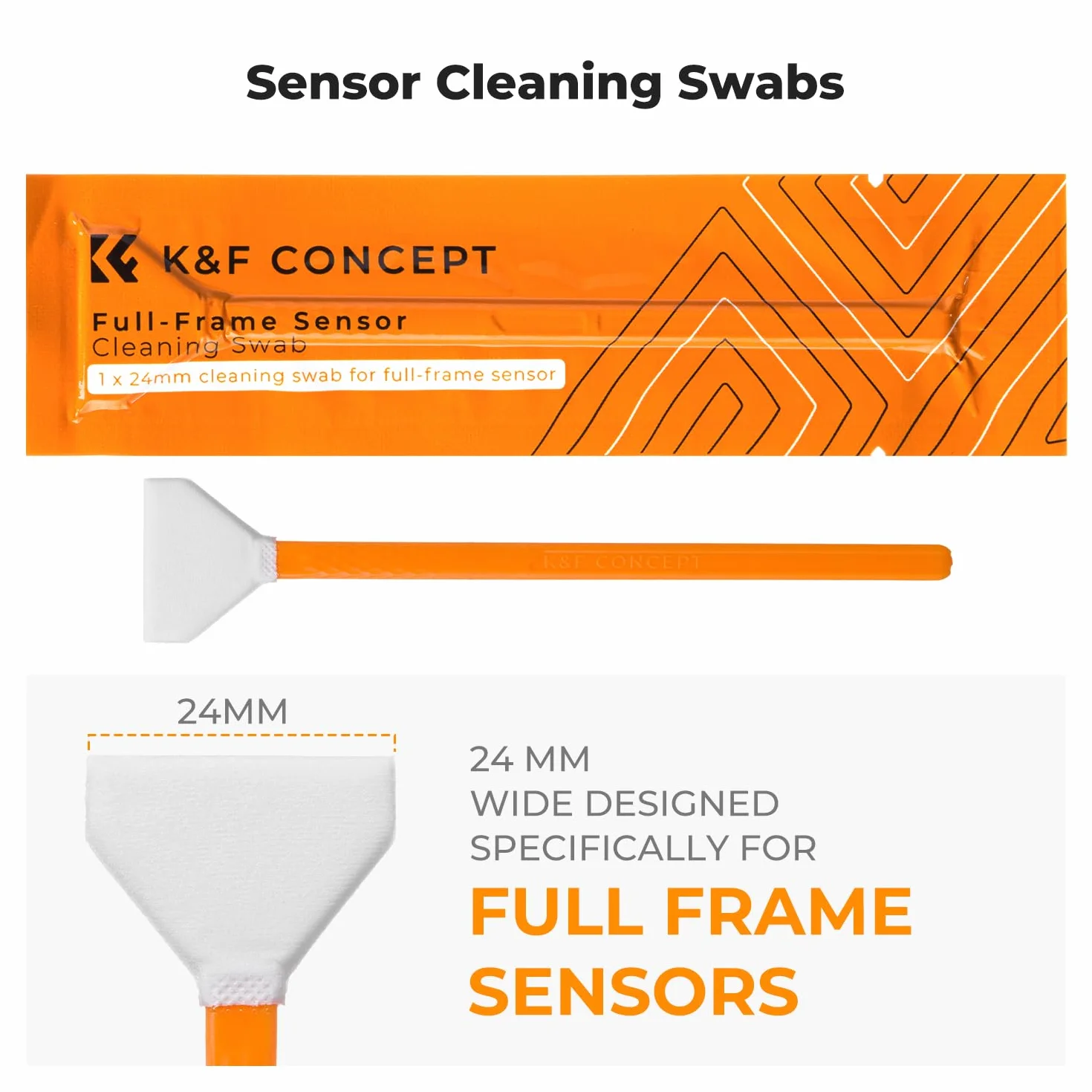K&F CONCEPT 25 en 1 Kit de Nettoyage pour Appareil Photo avec Stylo, Soufflante, Chiffon Nettoyage, Liquide, 24MM Nettoyeur Capteur Plein Format, Brosse pour Objectif d'Appareil Photo DSLR, Téléphone