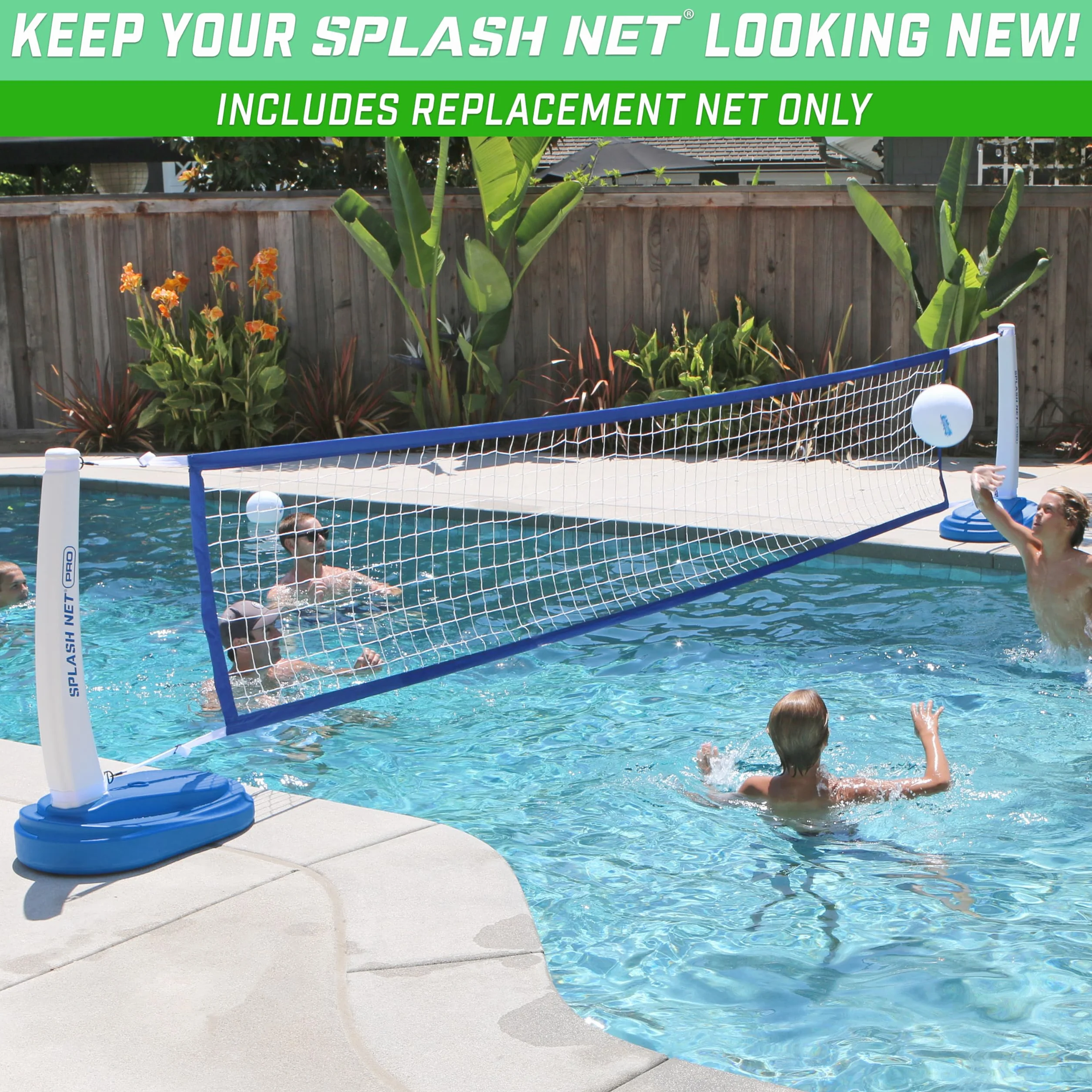 GoSports Splash Net Pro Filet de Volleyball de Piscine de Rechange Max Games