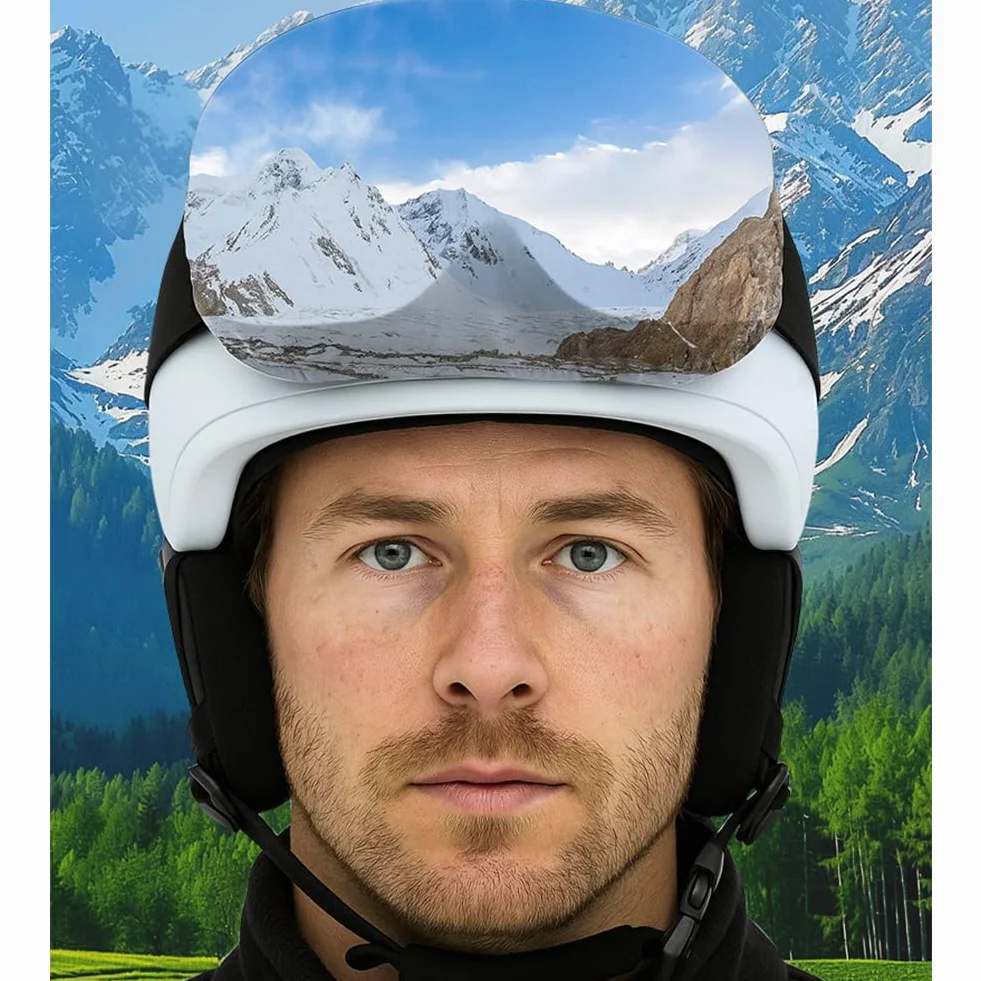 Housse de Protection pour Lunettes de Ski en Microfibre, Anti-Rayures, Unisexe