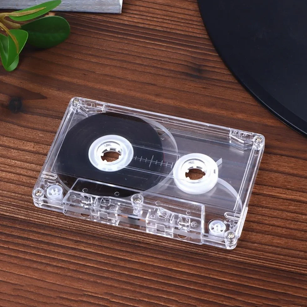 Cassette audio magnétique vierge 90 minutes, taille standard, compact 9,9 x 6,3 cm, pour enregistrement vocal et musique