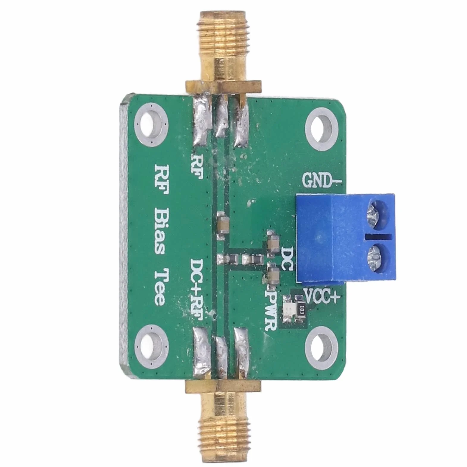 Bias Tee DC Module Filtre RF 10 à 6000MHz pour Systèmes de Communication