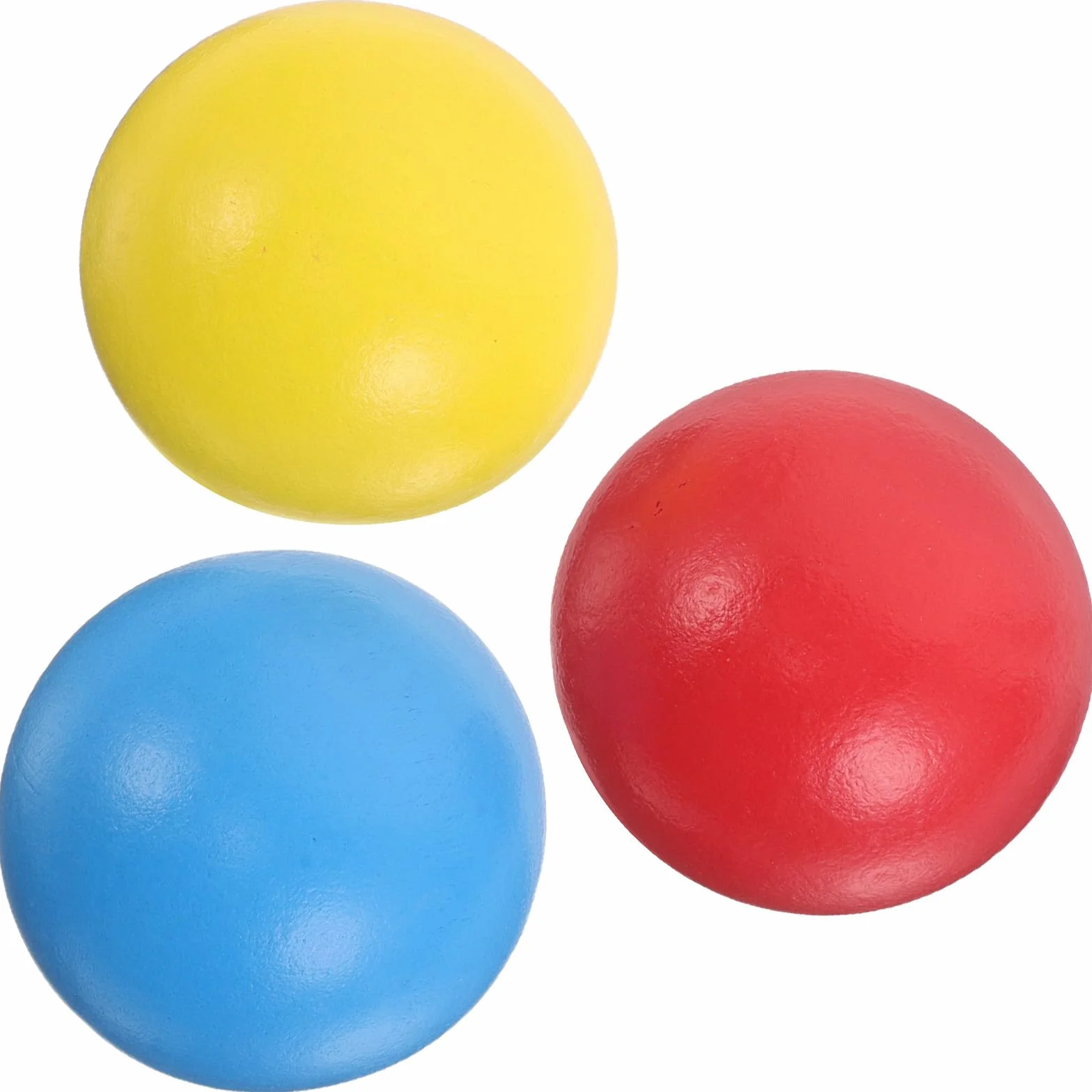 Boules de Croquet en Bois Lot de 3, Jeu de Croquet pour Enfants Plein Air Jardin