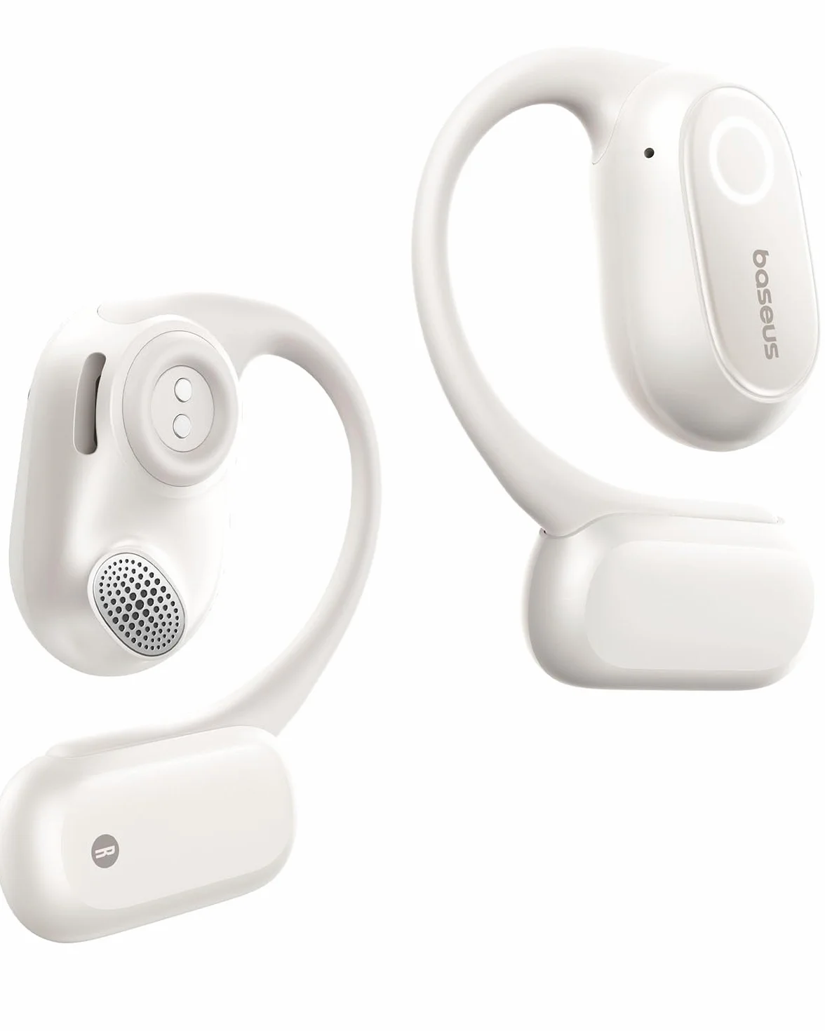 Baseus Bowie MF1 Casque Bluetooth Ouvert Acoustique Dirigé Basses Puissantes Ultra Léger IPX4 Étanche Microphones ENC Écouteurs sans Fil Bluetooth 5.4 pour Course à Pied Entraînement Fitness