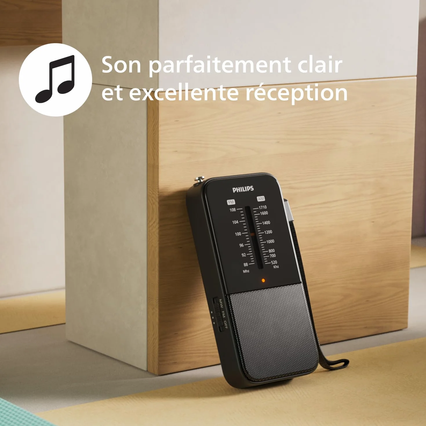 Philips TAR1509 Radio Portable FM/MW
